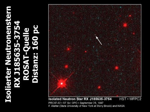 Weiße Zwerge, Neutronensterne und Pulsare