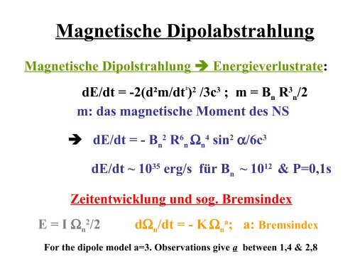 Weiße Zwerge, Neutronensterne und Pulsare