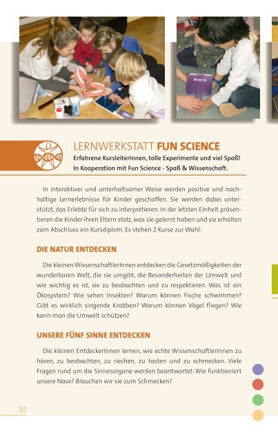 Wissensakademie Folder SS2013 - Wien - Kinderfreunde
