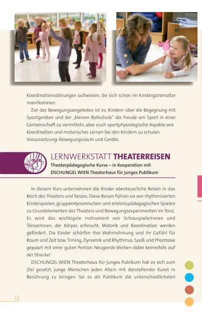 Wissensakademie Folder SS2013 - Wien - Kinderfreunde