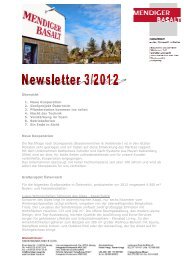 Newsletter 03/2012 - Mendiger Basalt