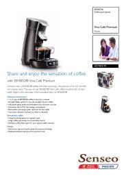 HD7835/10 SENSEO® Coffee pod system - dealersupport