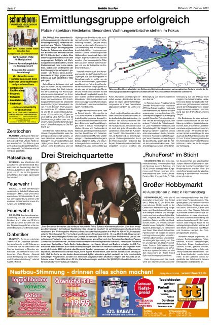 Mittwoch 20.02.2013 herunterladen - Heide Kurier