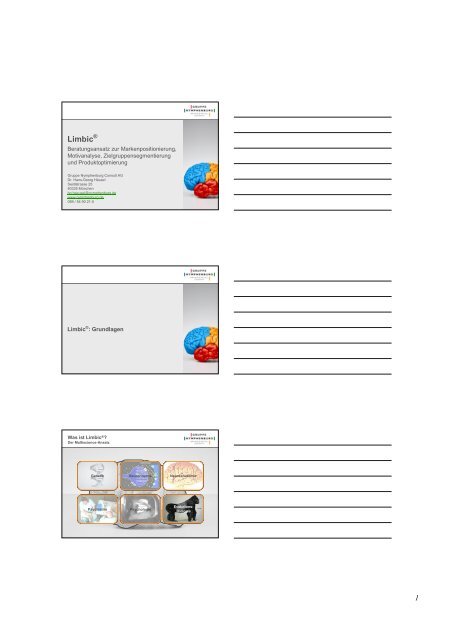 Limbic® - Gruppe Nymphenburg