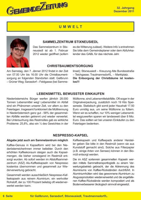 Gemeindezeitung - Trautmannsdorf an der Leitha