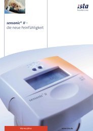 sensonic® II – die neue Feinfühligkeit