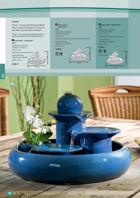 SELIGER ZIMMERBRUNNEN Hauptkatalog - MenoShop GmbH