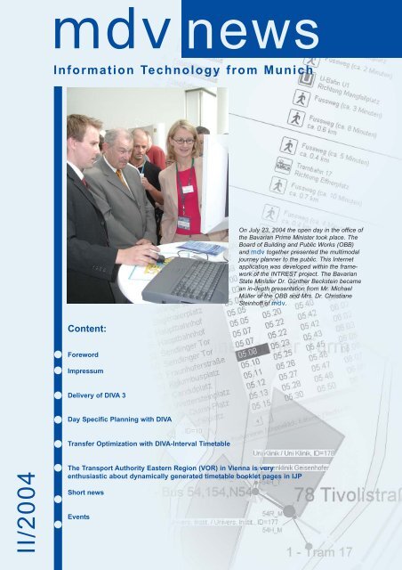 II/2004 - Mentz Datenverarbeitung GmbH