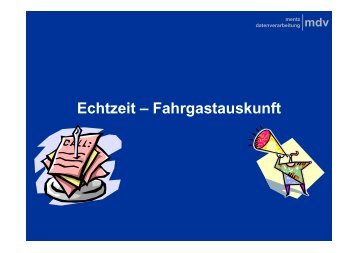 Echtzeit â Fahrgastauskunft - Mentz Datenverarbeitung GmbH