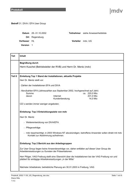 mdv - Mentz Datenverarbeitung GmbH