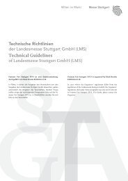 Technische Richtlinien der Landesmesse Stuttgart ... - Meplan GmbH