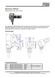 Messbolzen KB16x32 - ME-Meßsysteme GmbH