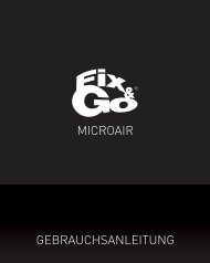 MICROAIR GEBRAUCHSANLEITUNG - Fix&Go