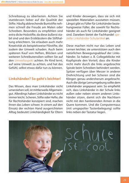 zum Schulbeginn 2011 - Stiftsschule Bielefeld