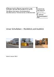 Unser Schulleben – Rückblick und Ausblick - OSZ - Tiem