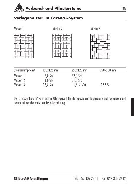 Gesamtpreisliste (PDF) - Die Silidur AG