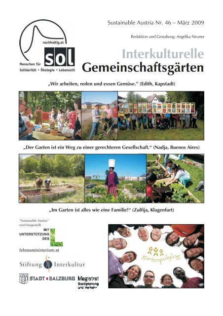 Interkulturelle Gemeinschaftsgärten - SOL - Menschen für Solidarität ...