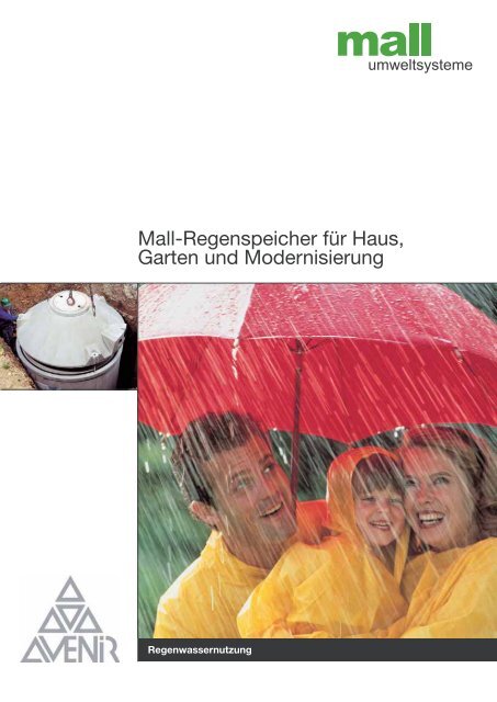 Mall-Regenspeicher für Haus, Garten und ... - Die Silidur AG