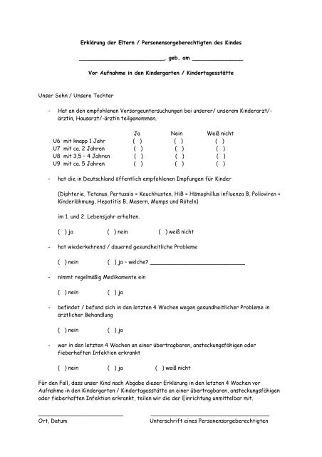 Kindergarten Tigerente Schulstraße 43 35799 Merenberg / Barig ...