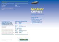 Offroad Technik-Ratgeber - Goodyear