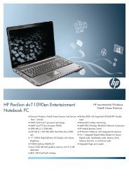 HP Pavilion dv7 1090en Entertainment Notebook PC