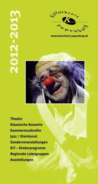 KiT (Kinder im Theater) - Kulturkreis Papenburg