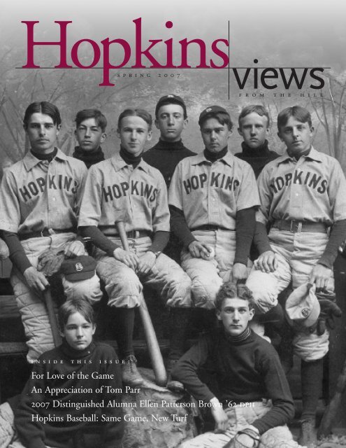 For Love of the Game An Appreciation of Tom Parr  - Hopkins School