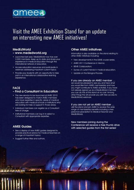 2010 GLASGOW, UK - AMEE