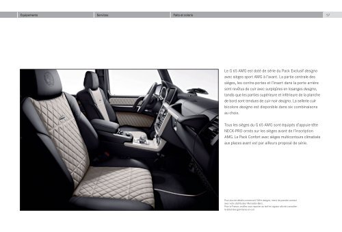 Télécharger la brochure Classe G (PDF) - Mercedes-Benz France