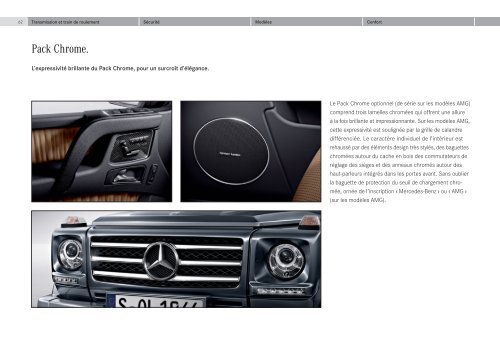 Télécharger la brochure Classe G (PDF) - Mercedes-Benz France