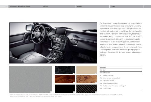 Télécharger la brochure Classe G (PDF) - Mercedes-Benz France