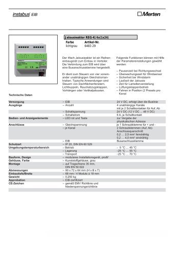 648329 Jalousieaktor REG-K/4x(1x24)