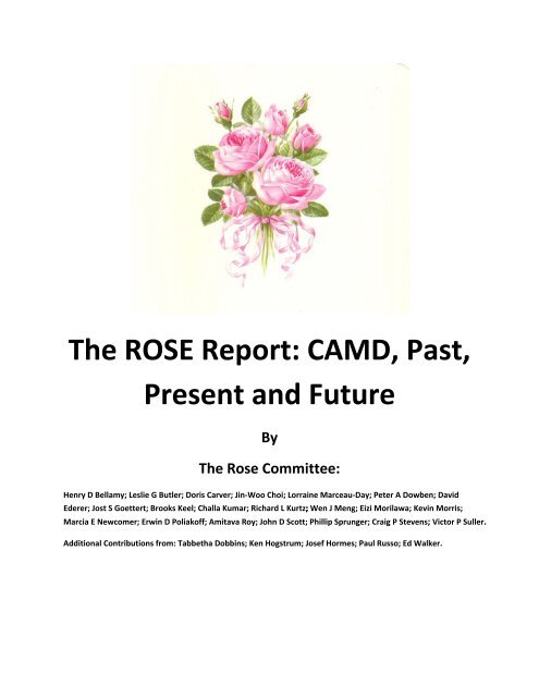 The ROSE Report - CAMD - Louisiana State University