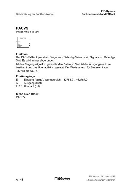 Technische Dokumentation FMTool Funktionsmodul Handbuch