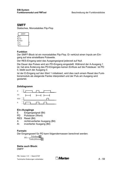 Technische Dokumentation FMTool Funktionsmodul Handbuch