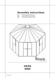 HERA 9000 Assembly instructions - OPJ Handel A/S