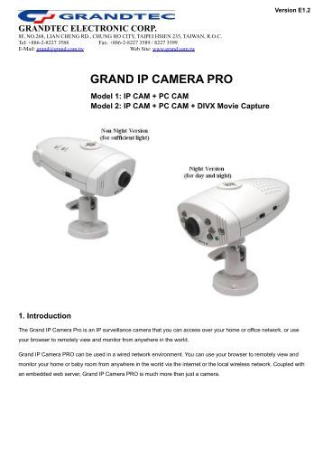 Grandtec Wifi Camera Pro Software