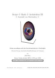 Skript Architektur Material Mathematik d - Rowicus