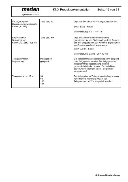 MEG6003-0001 KNX Schaltaktaktor 16A UP mit 2