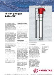 Thermo-plongeur ROTKAPPE®