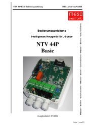 NTV44P Basic Benutzerhandbuch_Draft_DE - MESA Electronic GmbH