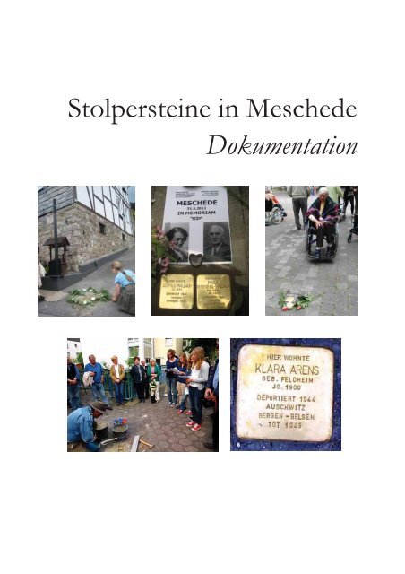 Stolpersteine in Meschede Dokumentation