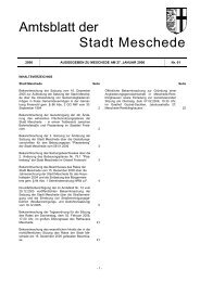 Amtsblatt Nr. 01, erschienen am 27. Januar 2006 - Meschede