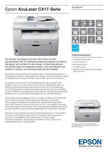 Epson AcuLaser CX17-Serie