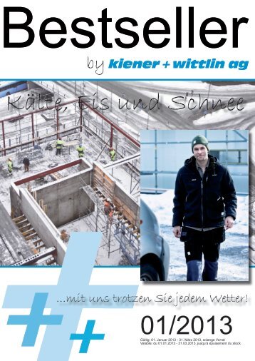 01/2013 Kälte, Eis und Schnee - kiener + wittlin ag