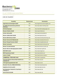 Liste der Aussteller - Messe Bremen