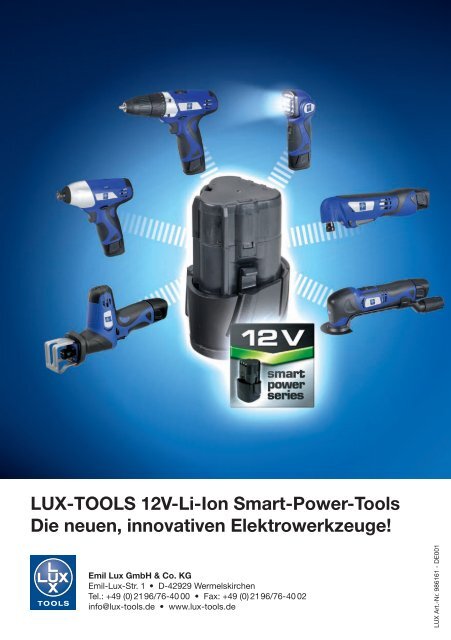 NEU: Smart-Power-Tools - Lux