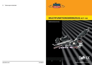 MULTIFUNKTIONSWERKZEUG KCT-160