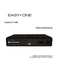 EasyOne T1 USB Bedienungsanleitung - SetOne