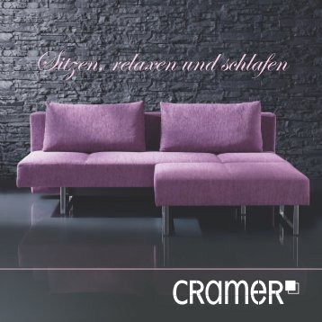 Schlafsofas: Sitzen, relaxen und schlafen - Cramer MÃ¶bel Design